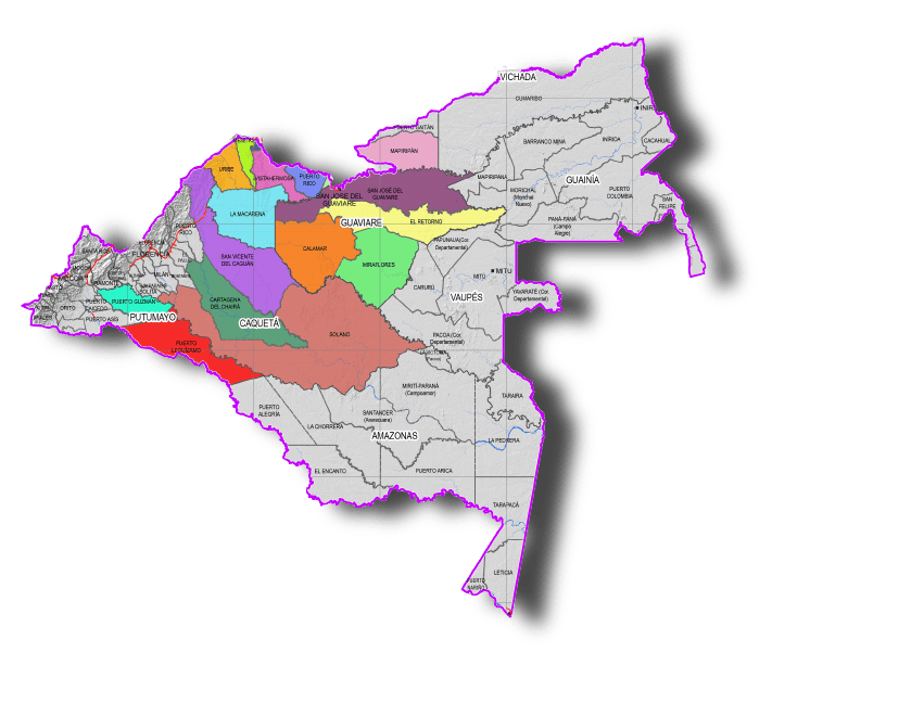 Mapa 17 municipios 2021